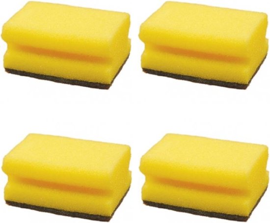 Schuurspons jumbo 4 dlg grip