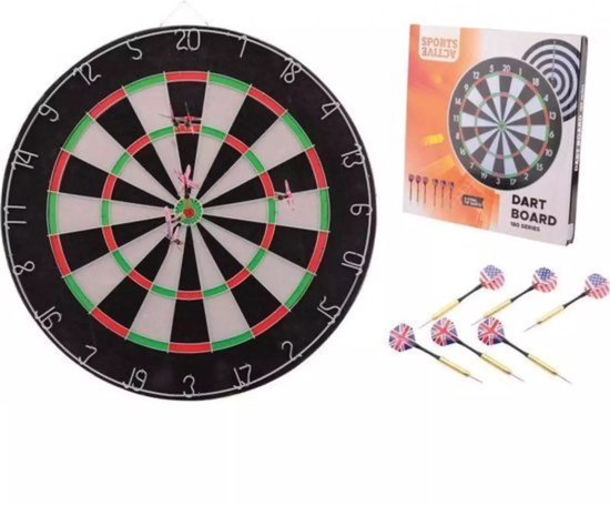 Dartboard 6 pijlen