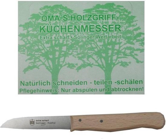 Solingen schilmesje recht hout display