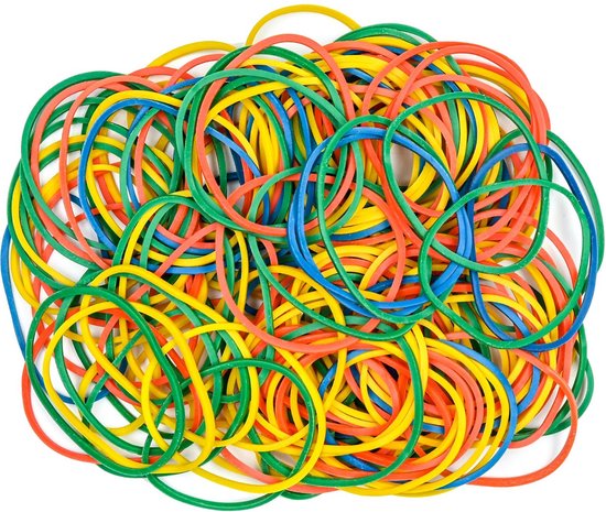 Elastiekjes 50 gr kleur