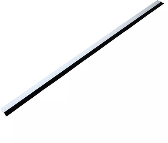 Tochtstrip borstel 100 cm PVC wit