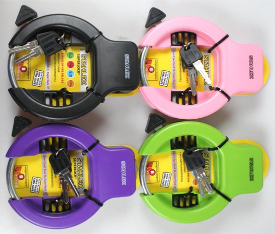 Ringslot Urbanlock deluxe mix (50 procent zwart)