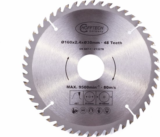 Cirkelzaagblad 160 x 48 tands