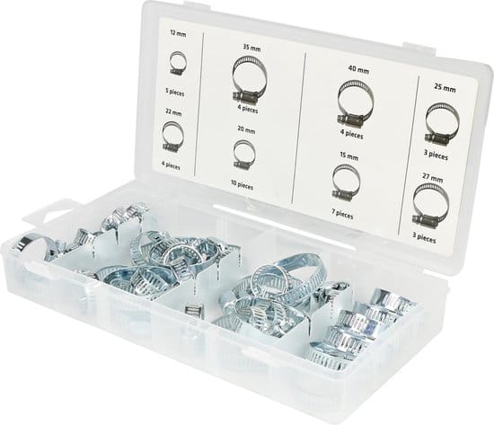 Slangklemmen set 40 dlg