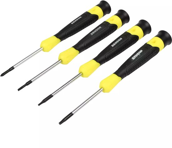 Schroevendraaier set precisie 4 dlg