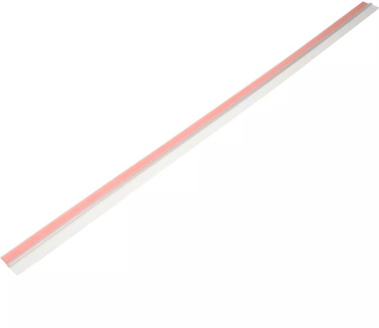 Tochtstrip rubber 100 cm transparant