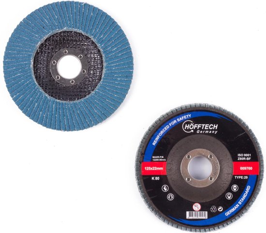 Lamellenschijf 125 mm k 80