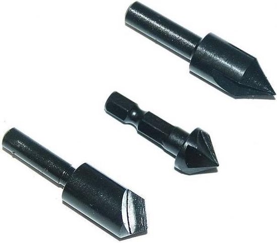 Verzinkboorset 3 dlg