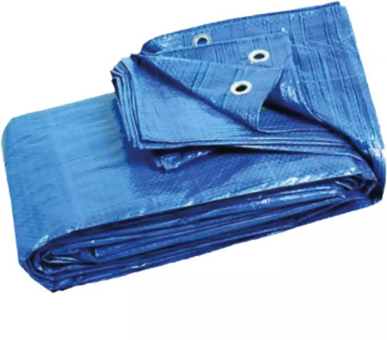 Dekzeil 1,5 x 2,5 mtr blauw profi