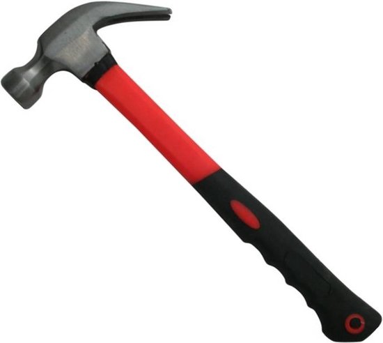 Klauwhamer fiber oranje klein