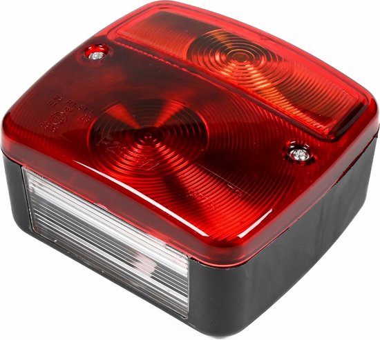 Aanhangwagen achterlicht vierkant E9 bc