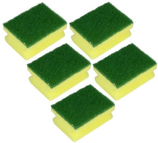 Schuurspons met grip klein actie 10 dlg