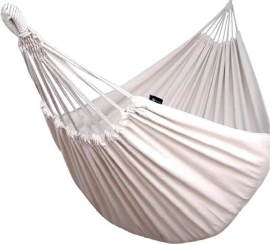 Hangmat compleet 200 x 100 cm beige