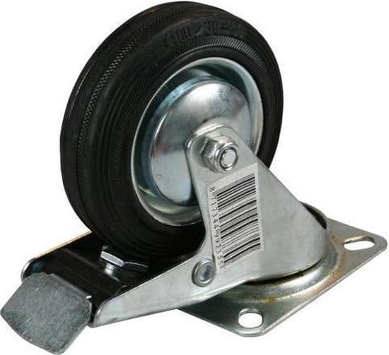 Zwenkwiel + rem 160 mm