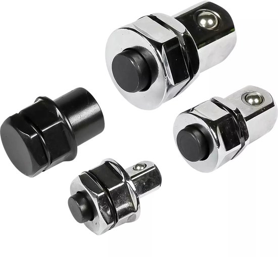 Bit dop adapter set voor ratelringsleutel 4 dlg