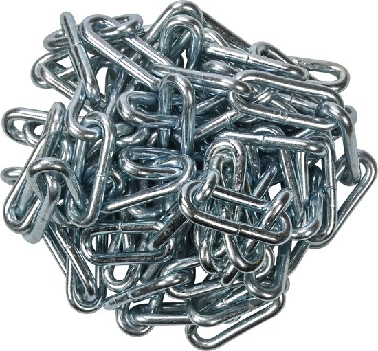 Ketting metaal 6 mm x 3 mtr