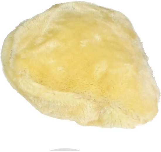 Zadeldek vacht zacht beige