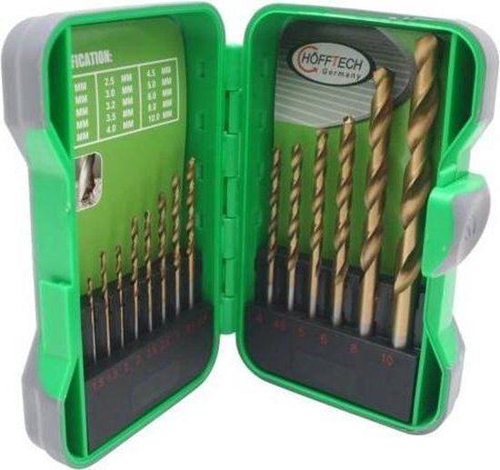 Boorset 15 dlg HSS hardcase