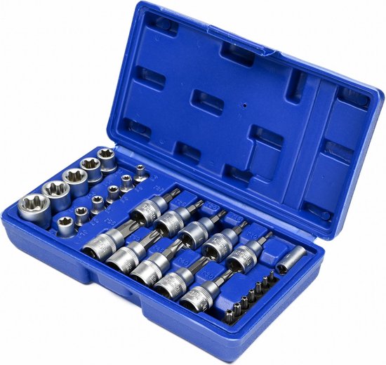 Torx bit - dop set 30 dlg Cr-V