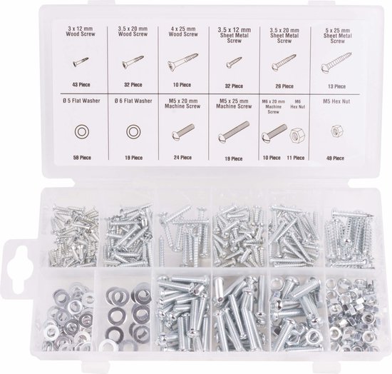 Bout en moer assorti 347 dlg