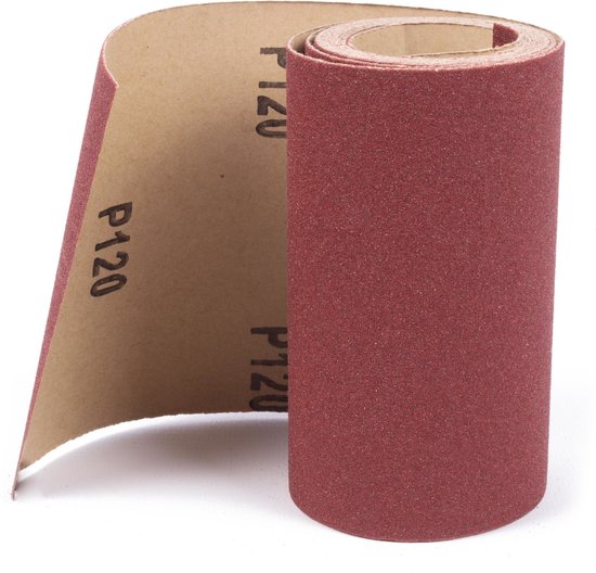 Schuurpapier op rol 3 mtr P120