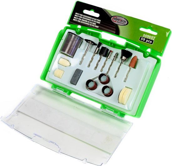 Multislijper accessoireset 59 dlg assorti