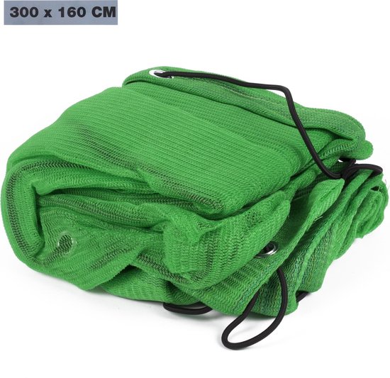 Aanhangwagen net fijnmazig 3.0 x 1,6 mtr in tas