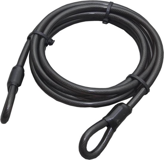 Staalkabel geïsoleerd 12 mm x 5 mtr