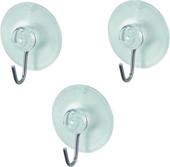 Zuignap + haak 3 dlg ø45 mm