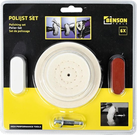 Polijst set 6 dlg