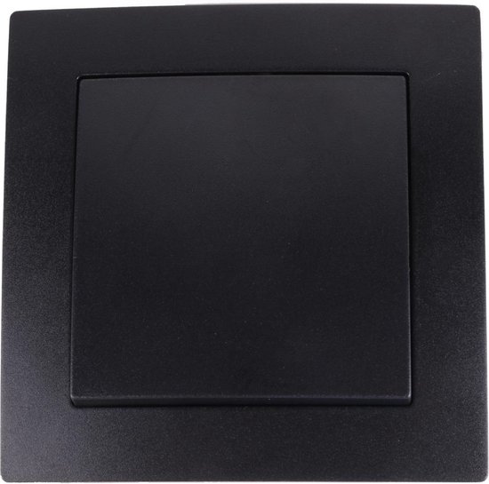 Schakelaar inbouw zwart