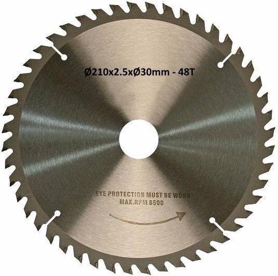 Cirkelzaagblad 210 x 48 tands