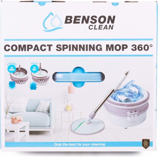 Mop + emmerset 360° spinning compact