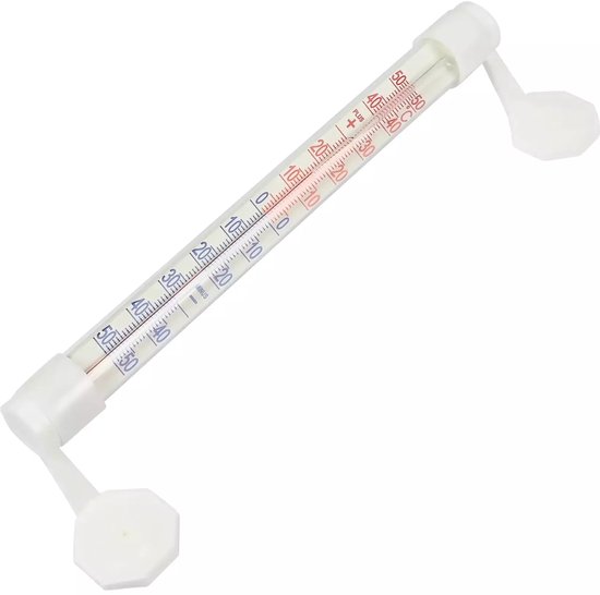 Thermometer met zuignap buiten wit 21 cm