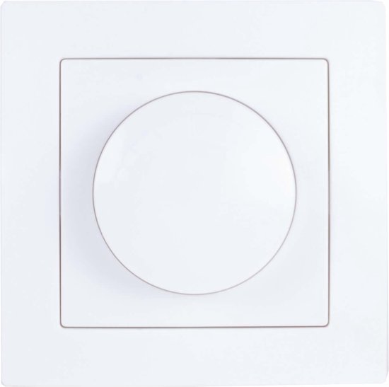 Wandcontactdoos dimmer LED inbouw wit