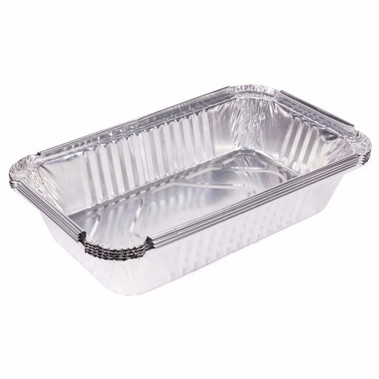 Grillschalen/ BBQ schalen alu 5 dlg 25 x 14 x 5.5 cm