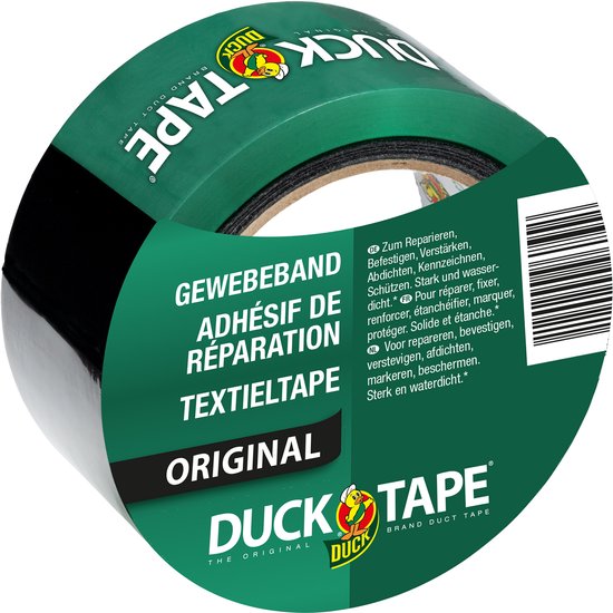 Reparatietape zwart 50 mm x 25 m