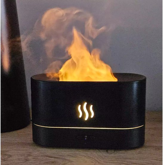 LED luchtbevochtiger met flame effect