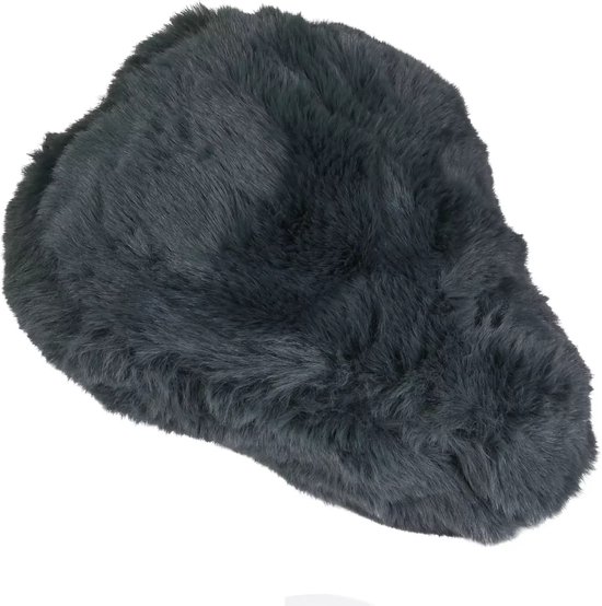 Zadeldek vacht extra zacht grijs