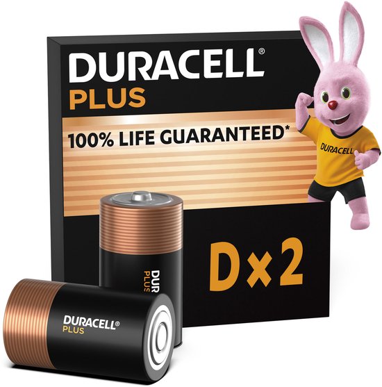 Duracell plus D (LR20/MN1300) duralock 2 dlg