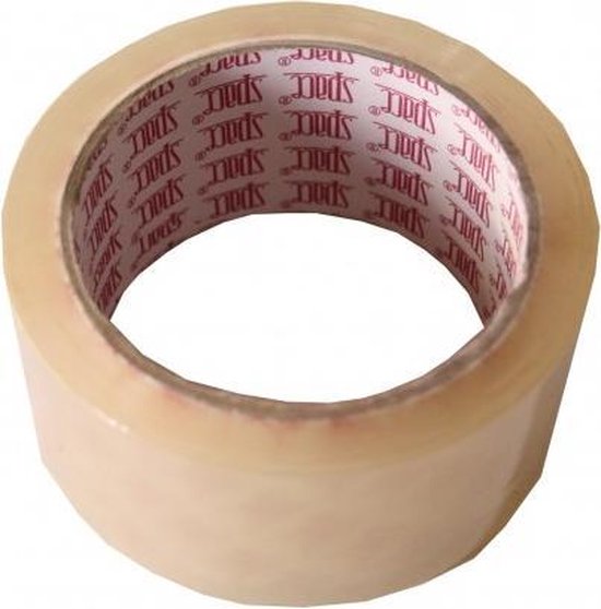 Dozentape transparant 66 mtr x 48 mm