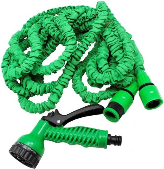 Tuinslangset 10 mtr uitrekbaar