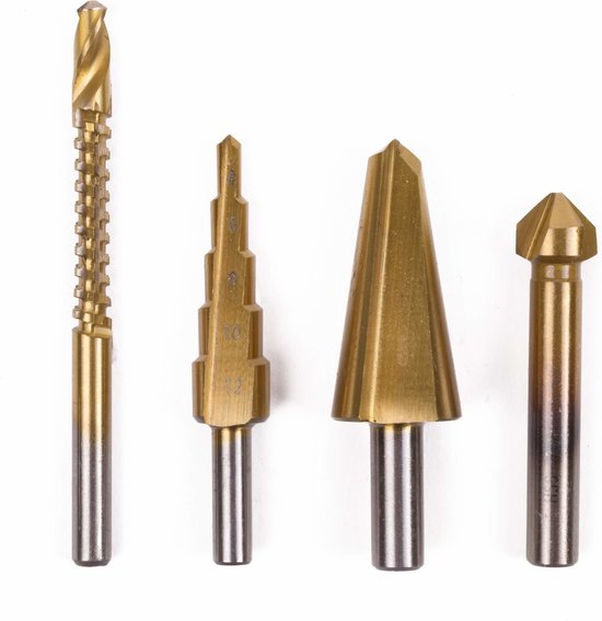 HSS boorset 4 dlg multi