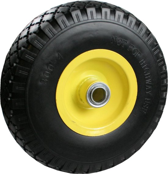 Wiel + band klein 3.00-4" PU stalen velg