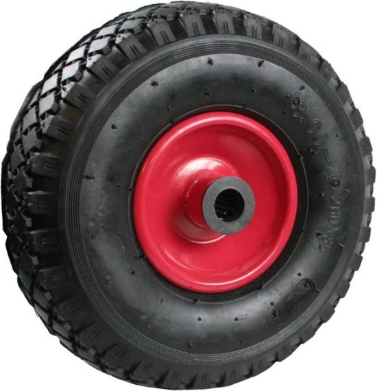 Wiel + band klein 3.00-4" stalen velg