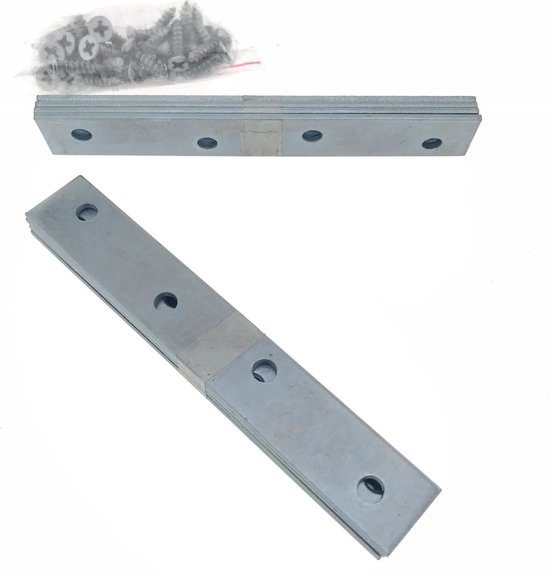 Verbindingsplaat 8 dlg 100 x 15 mm