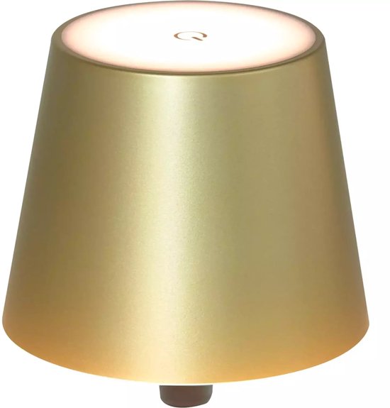 Flessenlamp goud