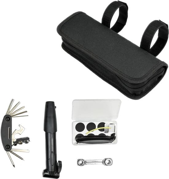 Fietsreparatieset in etui