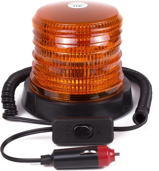 LED zwaailamp oranje 12V
