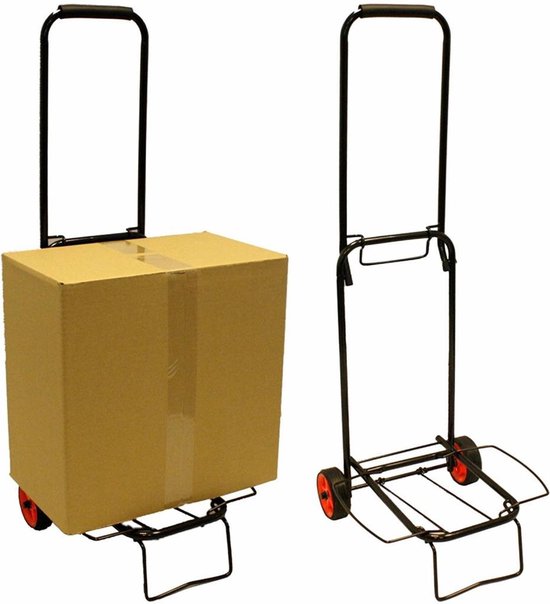 Trolley opvouwbaar zwart
